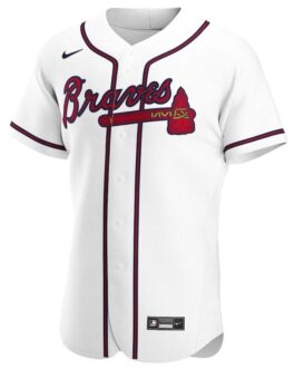 Atlanta Braves Team 2023 Home Custom Jersey Unisex White