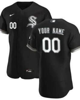 Chicago White Sox Team 2022 Home Custom Jersey Unisex Pro Official – Black