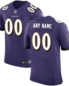 Baltimore Ravens Team Custom jersey Unisex Pro Official – Purple