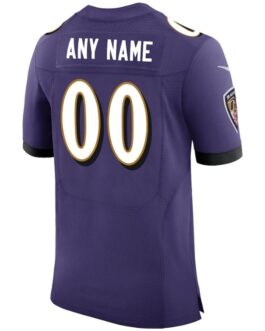 Baltimore Ravens Team Custom jersey Unisex Pro Official – Purple