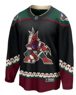 Arizona Coyotes ed 2021/22 Home Breakaway Jersey – Black