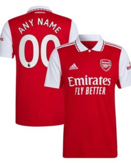 Arsenal Home Shirt 2022-23 Unisex Custom Jersey – Red