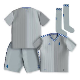 Everton Third Kids Kit 2023-24 Custom Jersey – Gray
