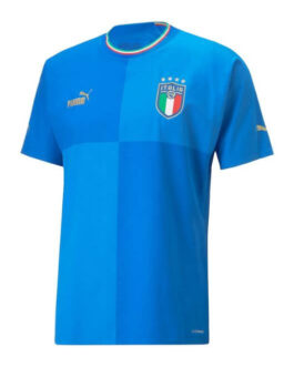 Italy National Team Unisex Shirt 2022/23 Home Custom Jersey – Blue