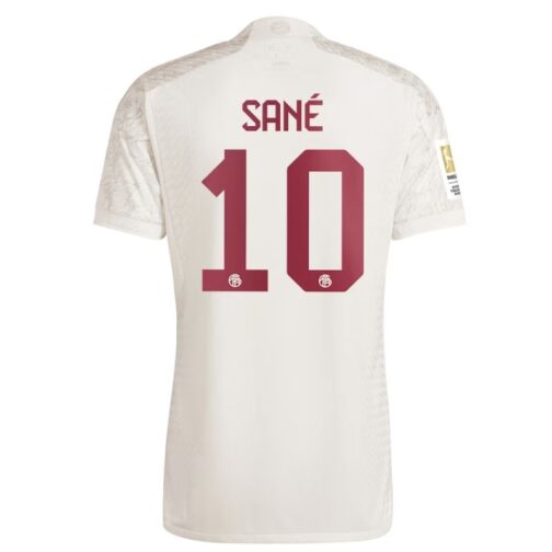 Leroy Sané Bayern Munich Shirt 2023/24 Third Jersey - White - Image 2