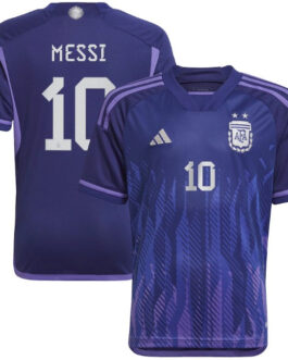 Lionel Messi Argentina National Team Shirt Unisex 2022/23 Away Player Jersey