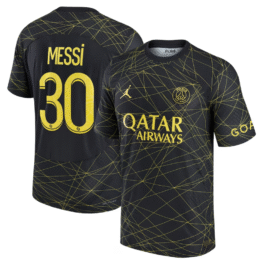 Lionel Messi Paris Saint-Germain 2022/23 Fourth Vapor Match Authentic Player Jersey – Black