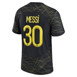 Lionel Messi Paris Saint-Germain 2022/23 Fourth Vapor Match Authentic Player Jersey – Black