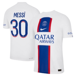 Lionel Messi Paris Saint-Germain 2022/23 Third Vapor Match Authentic Player Jersey – White