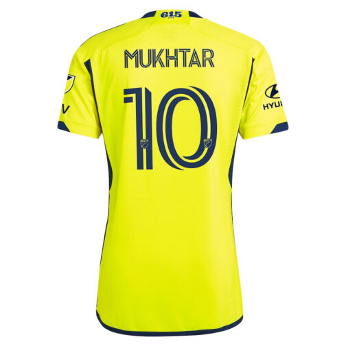 Hany Mukhtar Nashville SC adidas 2024 The 615 Kit Authentic Player Jersey - Yellow - Image 3