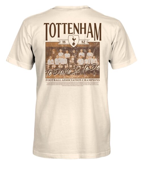 Tottenham Hotspur 1863FC Vintage Photo T-Shirt - Cream - Image 3